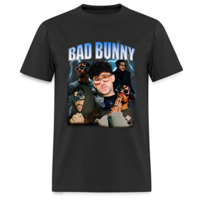 BAD BUNNY - Playera Caballero: Algodón Estándar Miniatura