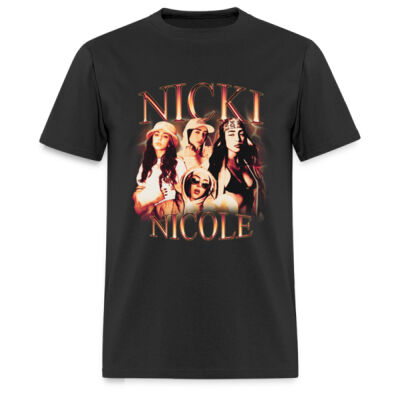 NICKI NICOLE - Playera Caballero: Algodón Estándar Miniatura