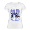 Playera Dama: Algodón Peinado Cuello V Miniatura