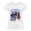 Playera Dama: Algodón Peinado Cuello V Miniatura