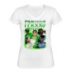 Playera Dama: Algodón Peinado Cuello V Miniatura