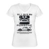Playera Dama: Algodón Peinado Cuello V Miniatura