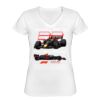 Playera Dama: Algodón Peinado Cuello V Miniatura