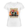 Playera Dama: Algodón Peinado Cuello V Miniatura