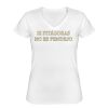 Playera Dama: Algodón Peinado Cuello V Miniatura
